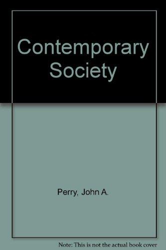 Book Contemporary Society: An Introduction To Social Science free