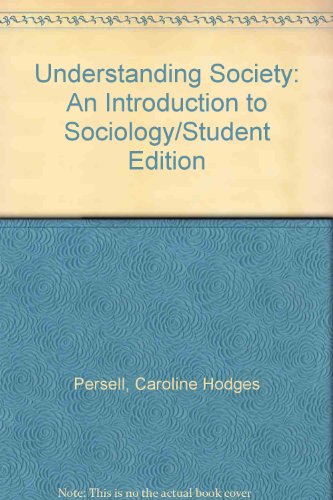 Book Understanding Society: An Introduction to Sociology/Student Edition free