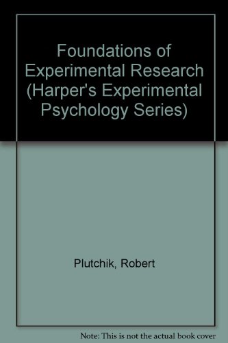Book Foundations of Experimental Research (Harper's Experimental Psychology Series) free