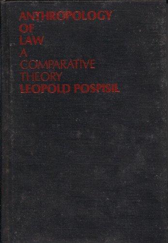 Book Anthropology of law: a comparative theory free