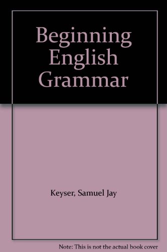 Book Beginning English grammar free