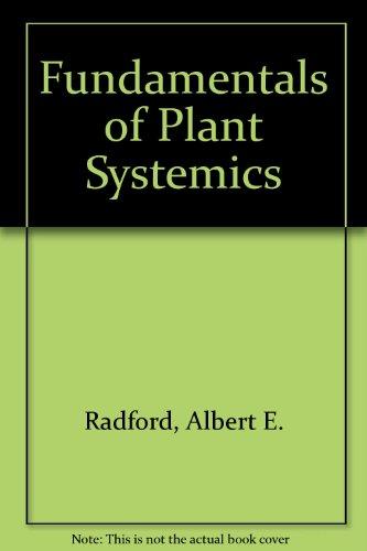 Book Fundamentals of plant systematics free
