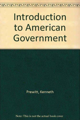 Book An Introduction to American Government free