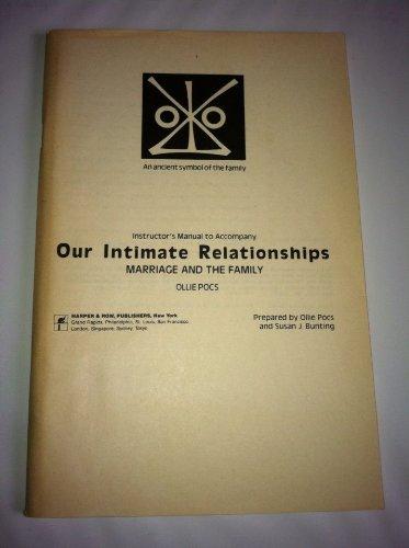 Book Our Intimate Relationships: Marriage And The Family free