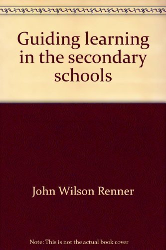Book Guiding Learning In The Secondary Schools free