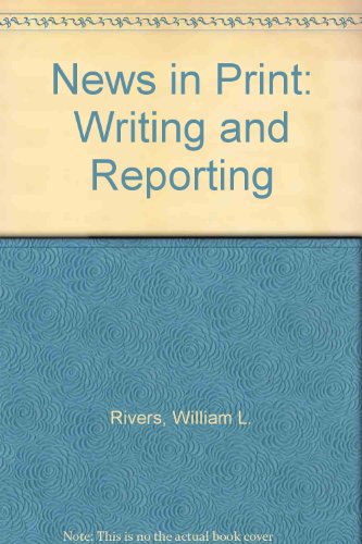 Book News In Print: Writing And Reporting free