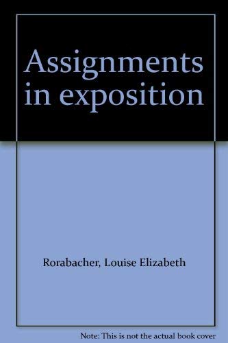 Book Assignments In Exposition free