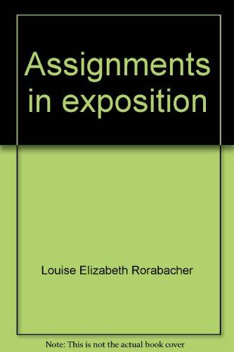Book Assignments In Exposition free