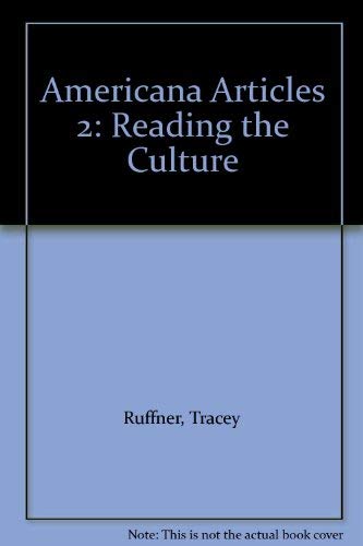 Book Americana Articles 2: Reading The Culture free