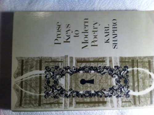 Book Prose Keys to Modern Poetry free