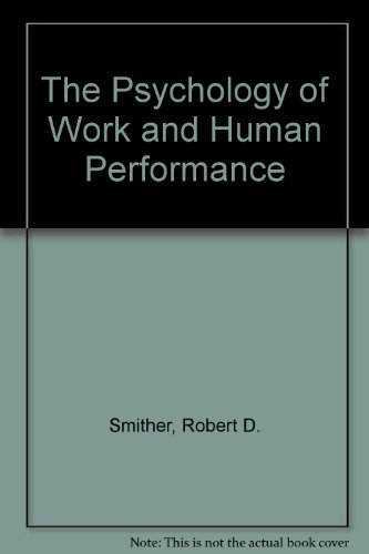 Book The Psychology of Work and Human Performance free