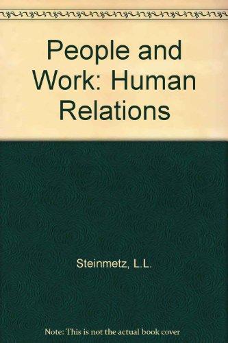 Book Human Relations: People And Work free
