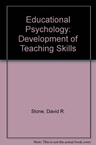 Book Educational psychology: The development of teaching skills free