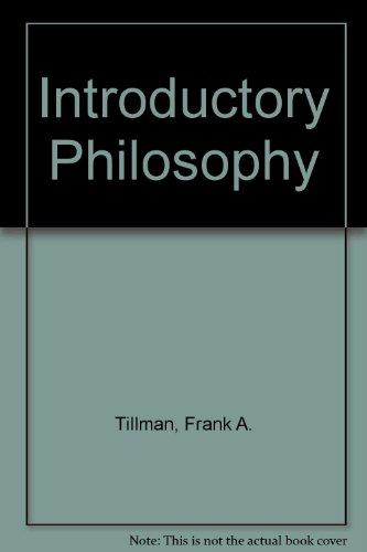 Book Introductory Philosophy free