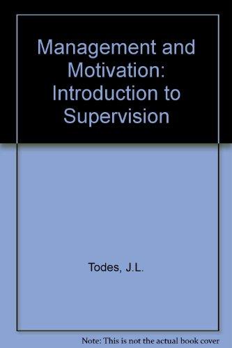 Book Management and motivation: An introduction to supervision free