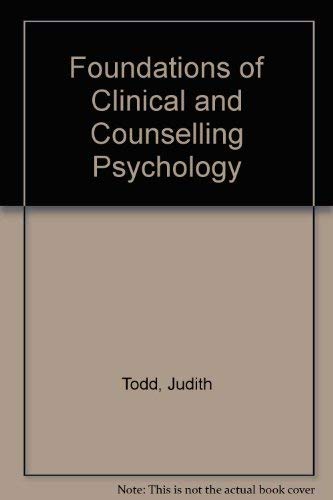Book Foundations of Clinical and Counseling Psychology free
