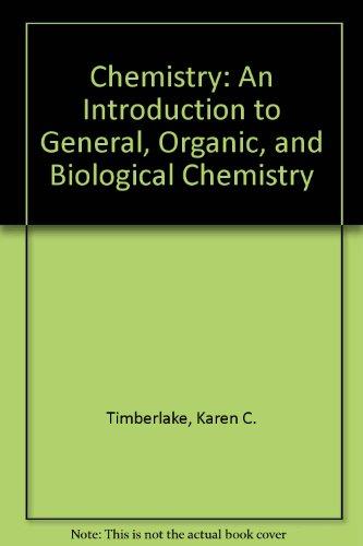 Book Chemistry: An Introduction to General, Organic, and Biological Chemistry free