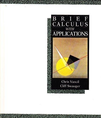 Book Brief Calculus With Applications free
