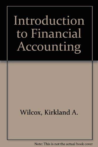 Book Introduction to financial accounting free