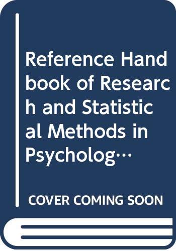 Book Reference Handbook of Research and Statistical Methods in Psychology: For Students and Professionals free