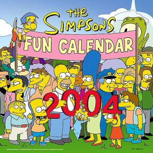 Book The Simpsons 2004 Fun Calendar free
