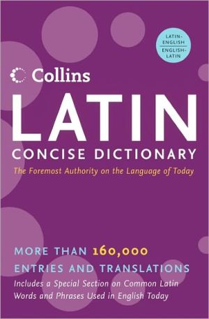 Book Collins Latin Concise Dictionary (Collins Language) free Book Collins Latin Concise Dictionary (Collins Language) free