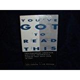 Book You've got to read this: Contemporary American writers introduce stories that held them in awe free