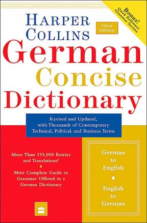 Book Collins German Concise Dictionary, 3e (HarperCollins Concise Dictionaries) (English and German Edition) free