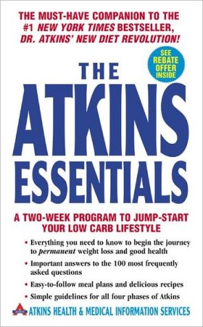 Book The Atkins Essentials: A Two-Week Program to Jump-start Your Low Carb Lifestyle free