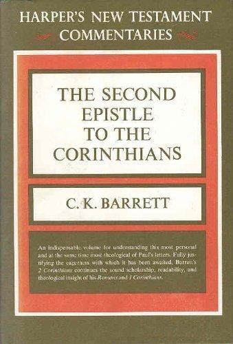Book Second Epistle to the Corinthians: A Commentary (Harper's New Testament commentaries) free