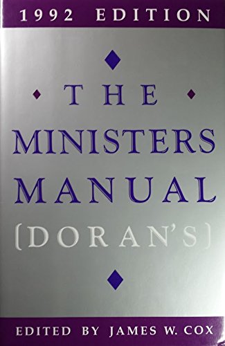 Book The Ministers Manual, 1992 free