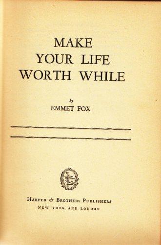Book Make Your Life Worthwhile free