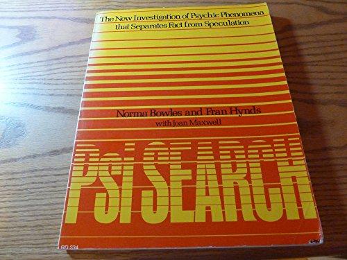 Book Psi Search : The Comprehensive Guide To Psychic Phenomena free