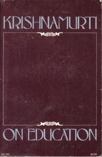 Book Krishnamurti on Education free