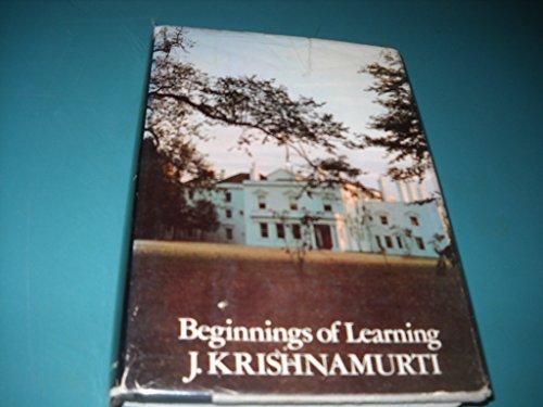Book Beginnings of learning free