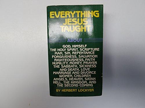 Book Everything Jesus Taught free