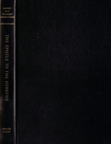 Book A Commentary on the Epistle to the Hebrews (Harper's New Testament Commentaries) free