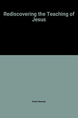 Book Rediscovering the Teaching of Jesus free