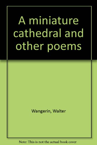 Book A Miniature Cathedral and Other Poems free