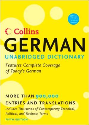 Book Collins German Unabridged Dictionary 5th Edition (Harpercollins Unabridged Dictionaries) free