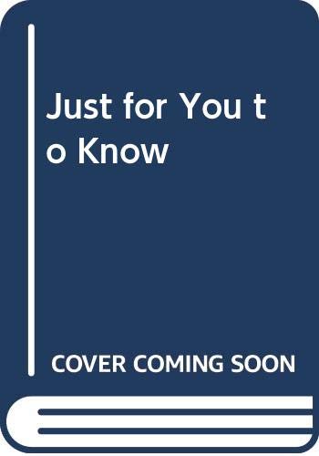 Book Just for You to Know free