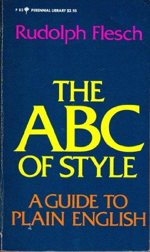 Book Abc Of Style: A Guide To Plain English free
