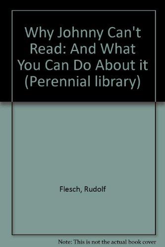 Book Why Johnny Can't Read--and What You Can Do About It. free