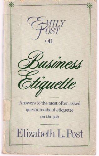 Book Emily Post on business etiquette free