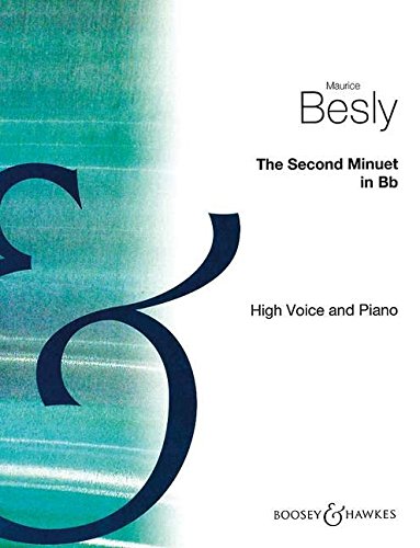 Book The Second Minuet Chant free