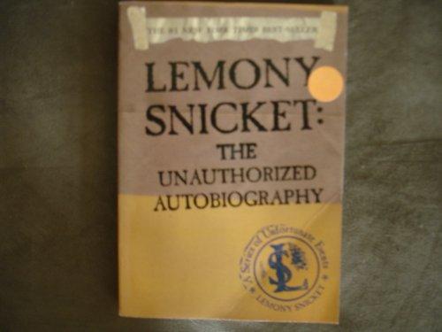 Book Lemony Snicket: The Unauthorized Autobiography free
