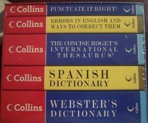 Book Collins Reference Library (Webster's Dictionary, Spanish Dictionary, Concise Roget's International Thesaurus, Errors in English, Punctuate it Right!) free