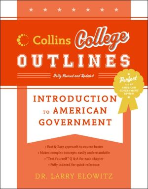 Book Introduction to American Government (Collins College Outlines) free