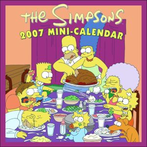 Book The Simpsons 2007 Mini-calendar free