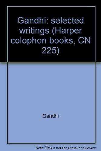 Book Gandhi: Selected Writings (harper Colophon Books, Cn 225) free